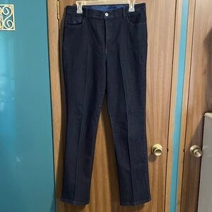 Gloria Vanderbilt Women's Straight Leg Jeans - Dark Blue